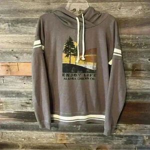 Alaska Chicks Enjoy Life Hoodie
